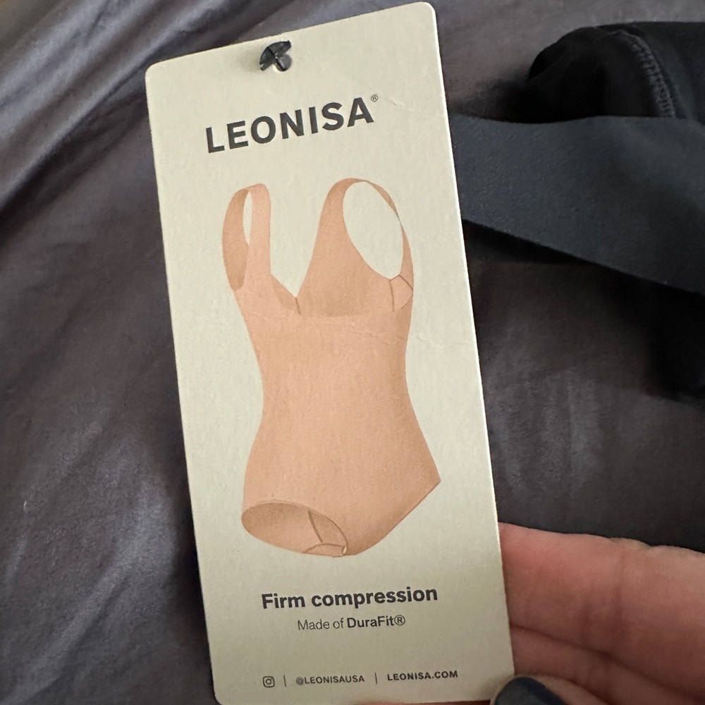 Black Shapewear Bodysuit with Elegant Silhouette
